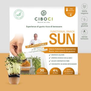 CiboCi SUN - Snack funzionale con salsa mediterranea