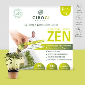 CiboCi ZEN - Snack funzionale con salsa senape e wasabi